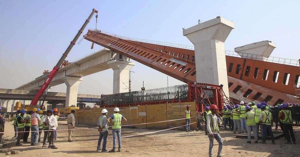 Rail traffic restored at accident site of bullet train project in Gujarat